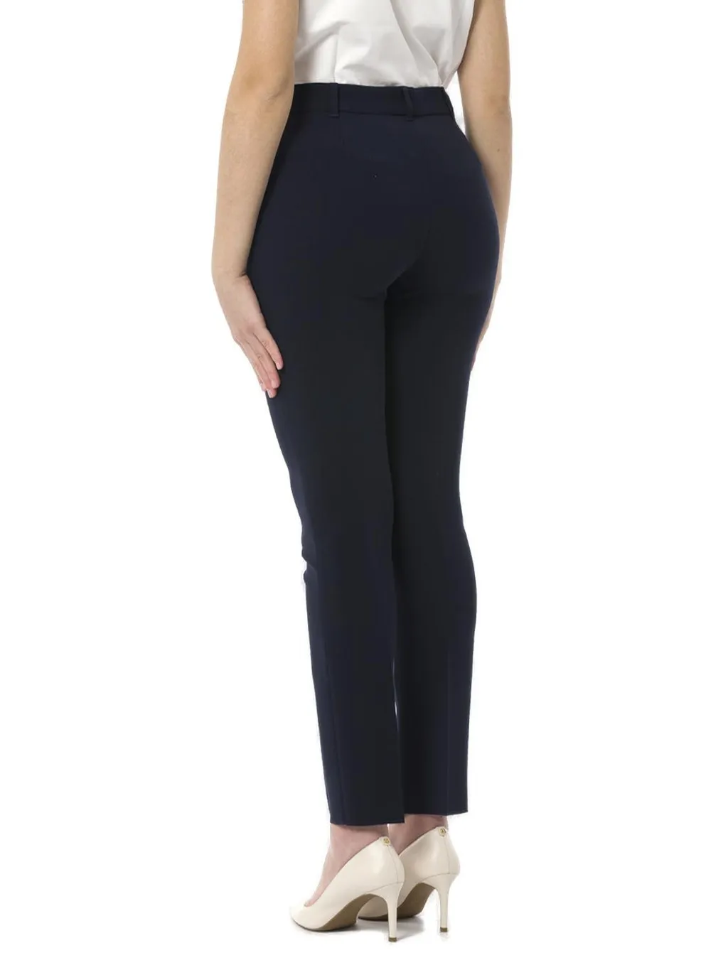 Max Mara Studio High Waist Straight Leg Pants