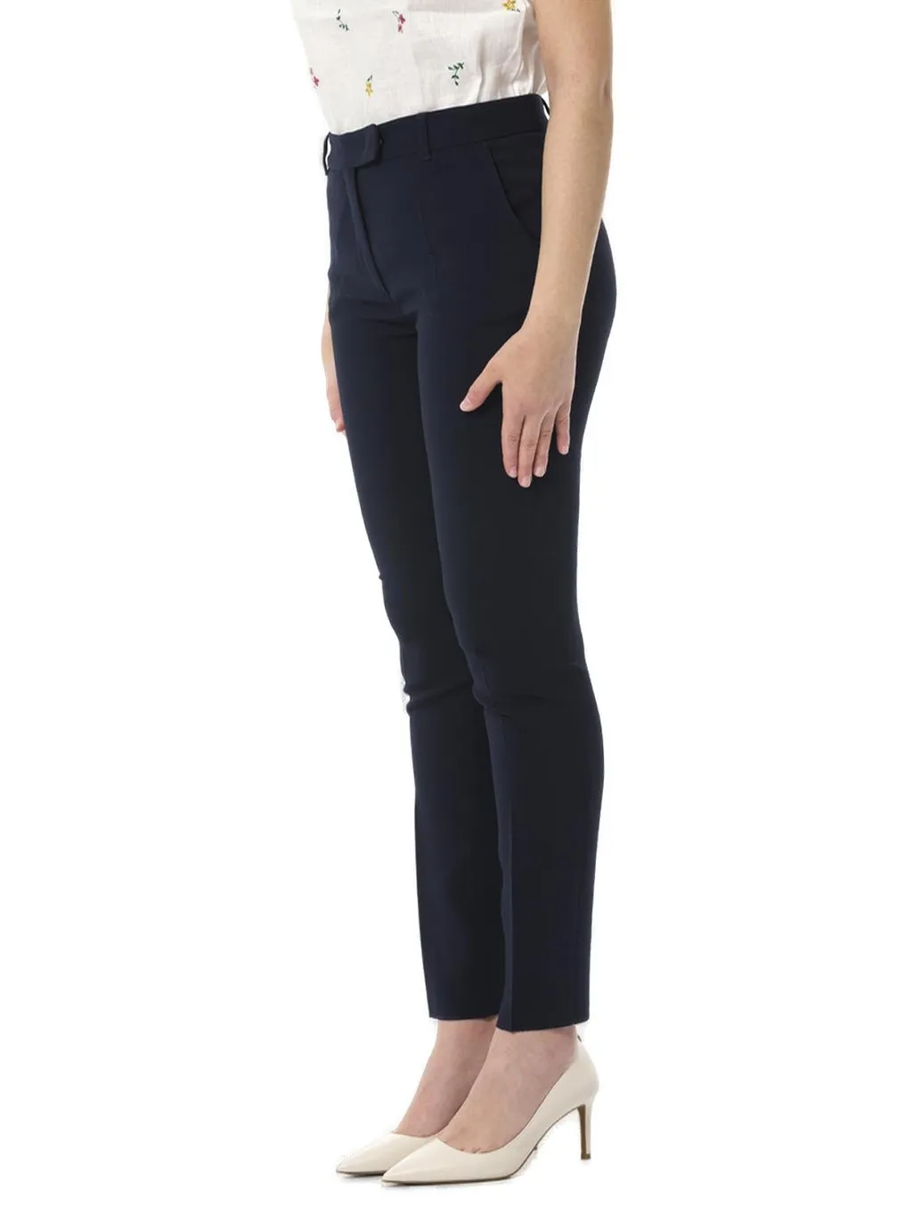 Max Mara Studio High Waist Straight Leg Pants
