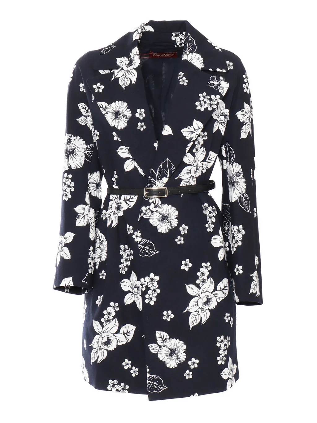 Max Mara Studio Viterbo All-Over Patterned Coat