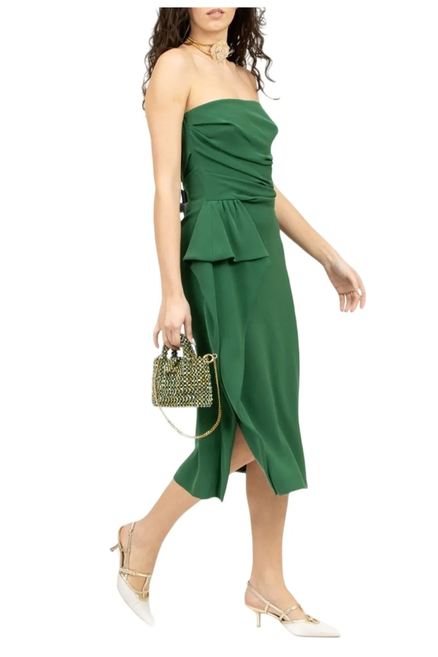 Max Mara Studio Strapless Midi Dress
