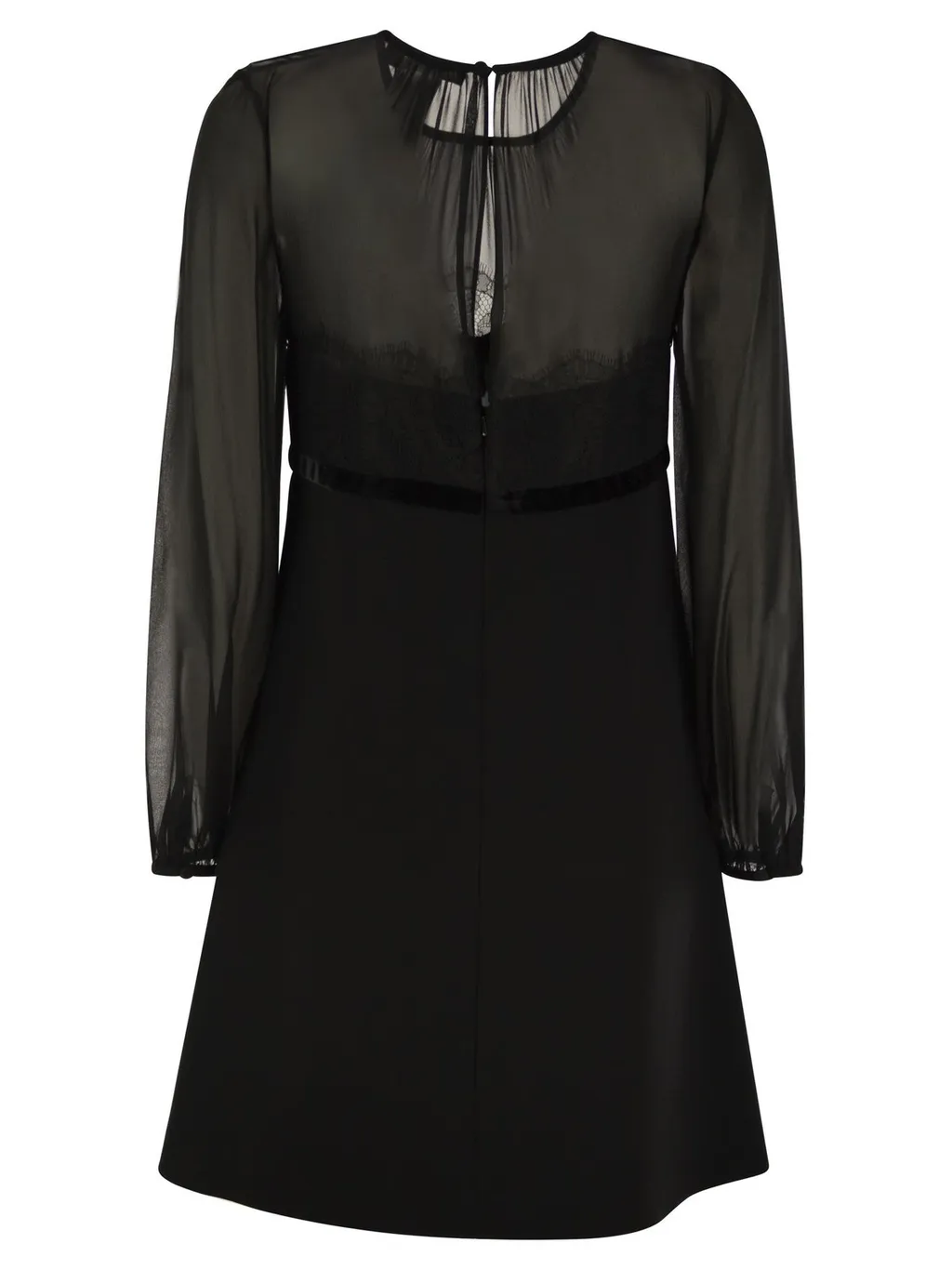 Max Mara Studio Crewneck Long-Sleeved Dress