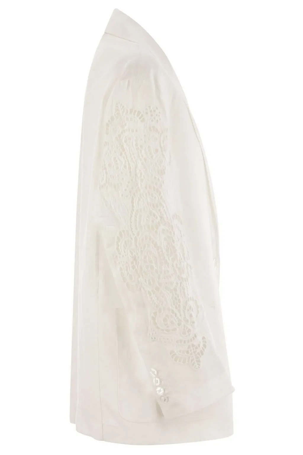 Max Mara Studio Angizia Embroidered Oversized Jacket