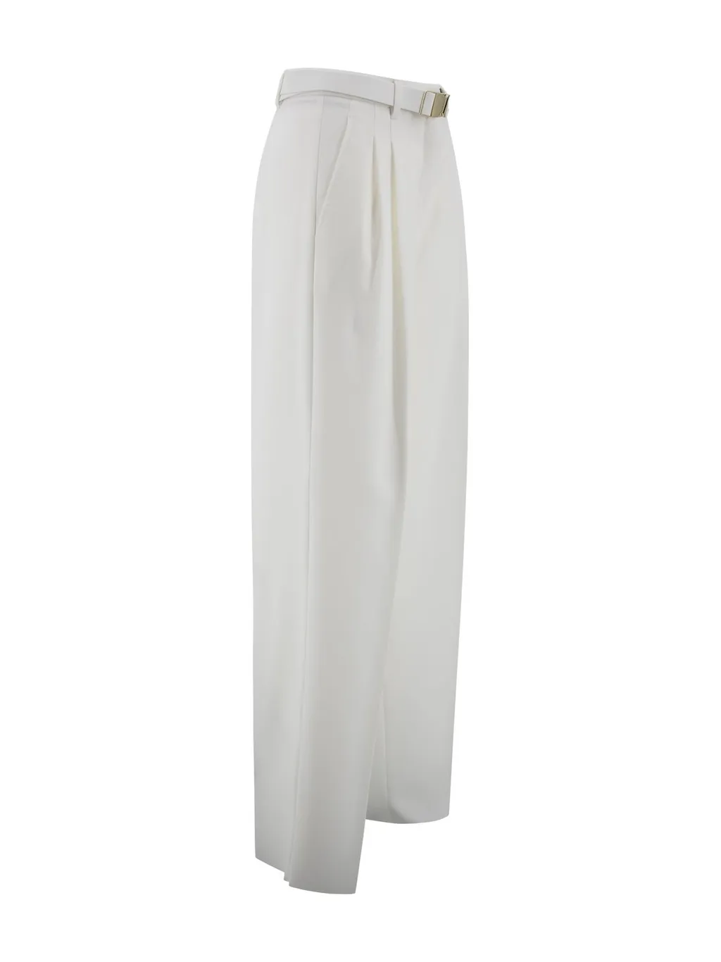 Max Mara Studio Neottia Belted Wide Leg Trousers