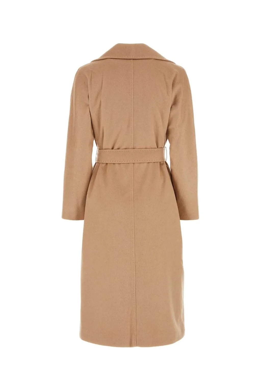 Max Mara Studio Belted Long-Sleeved Coat