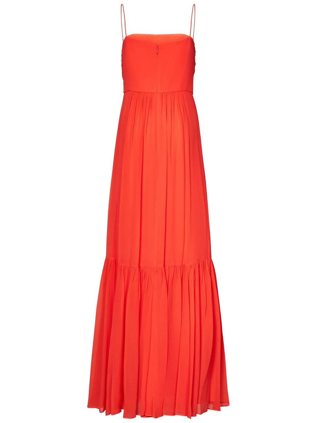 Max Mara Studio Pioppo Ruffled Long Dress