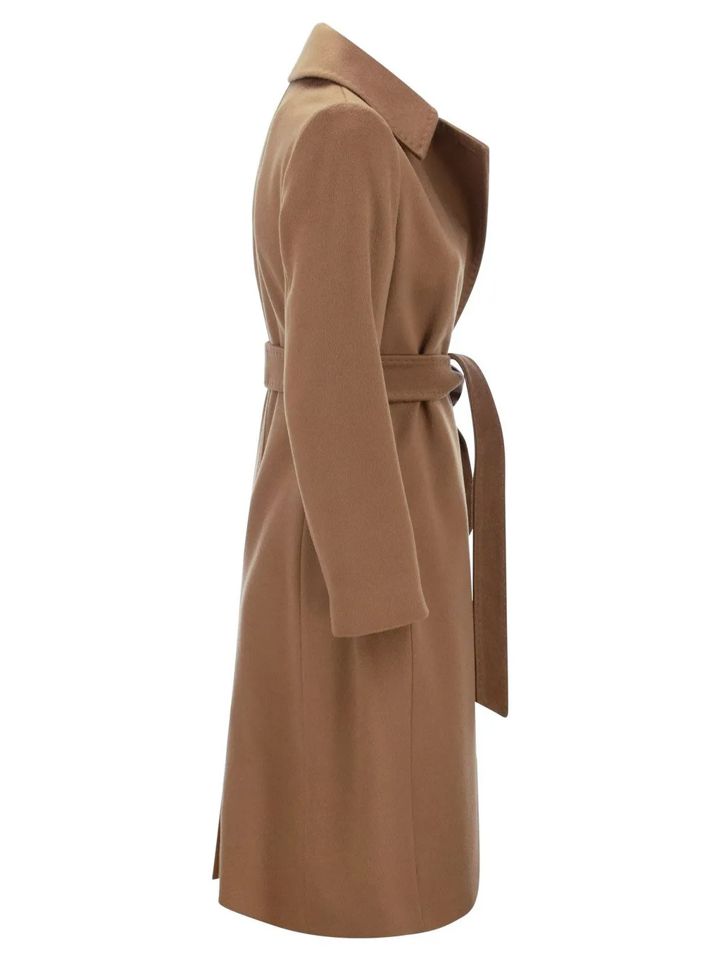 Max Mara Studio Belted Long-Sleeved Coat