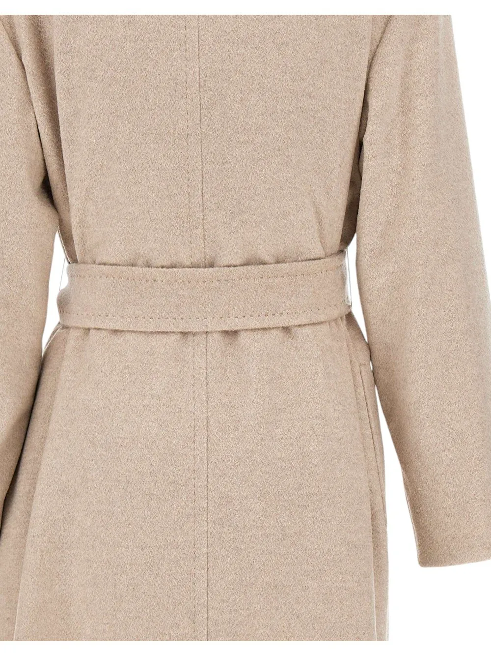 Max Mara Studio Pazzo Belted Long-Sleeved Coat