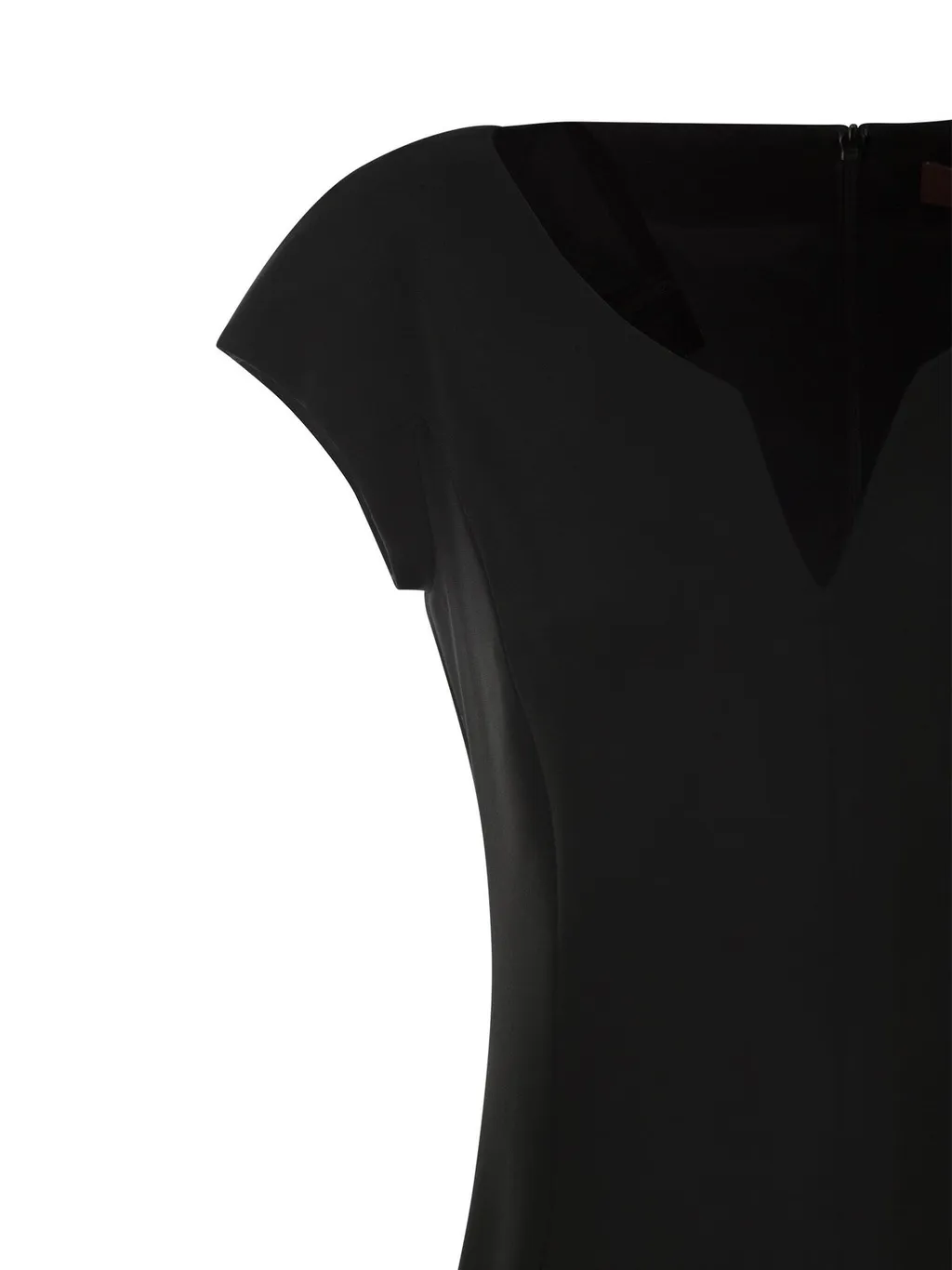 Max Mara Studio Visby V-Neck Short-Sleeved Dress