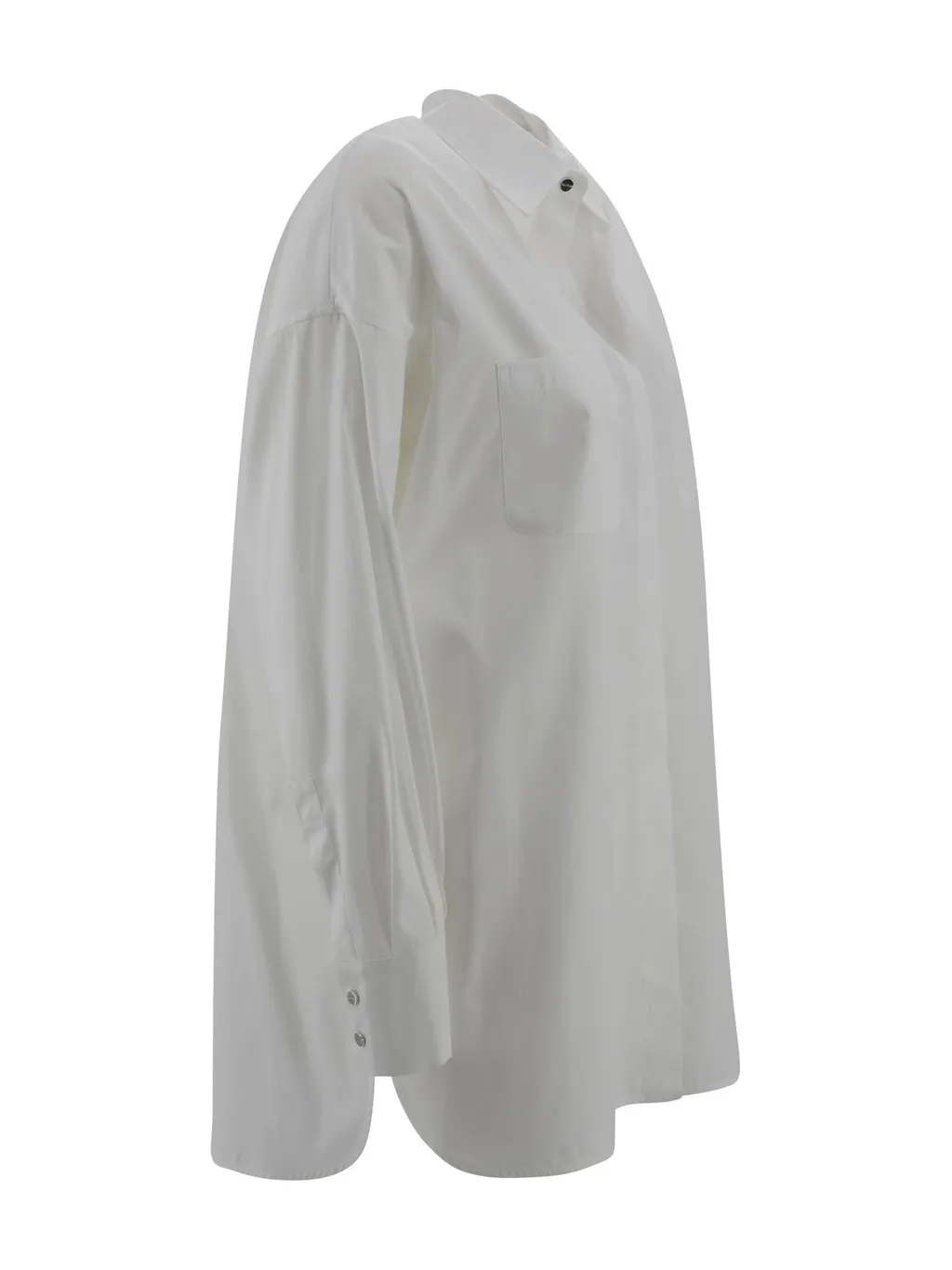 Max Mara Studio Button-Up Long-Sleeved Shirt