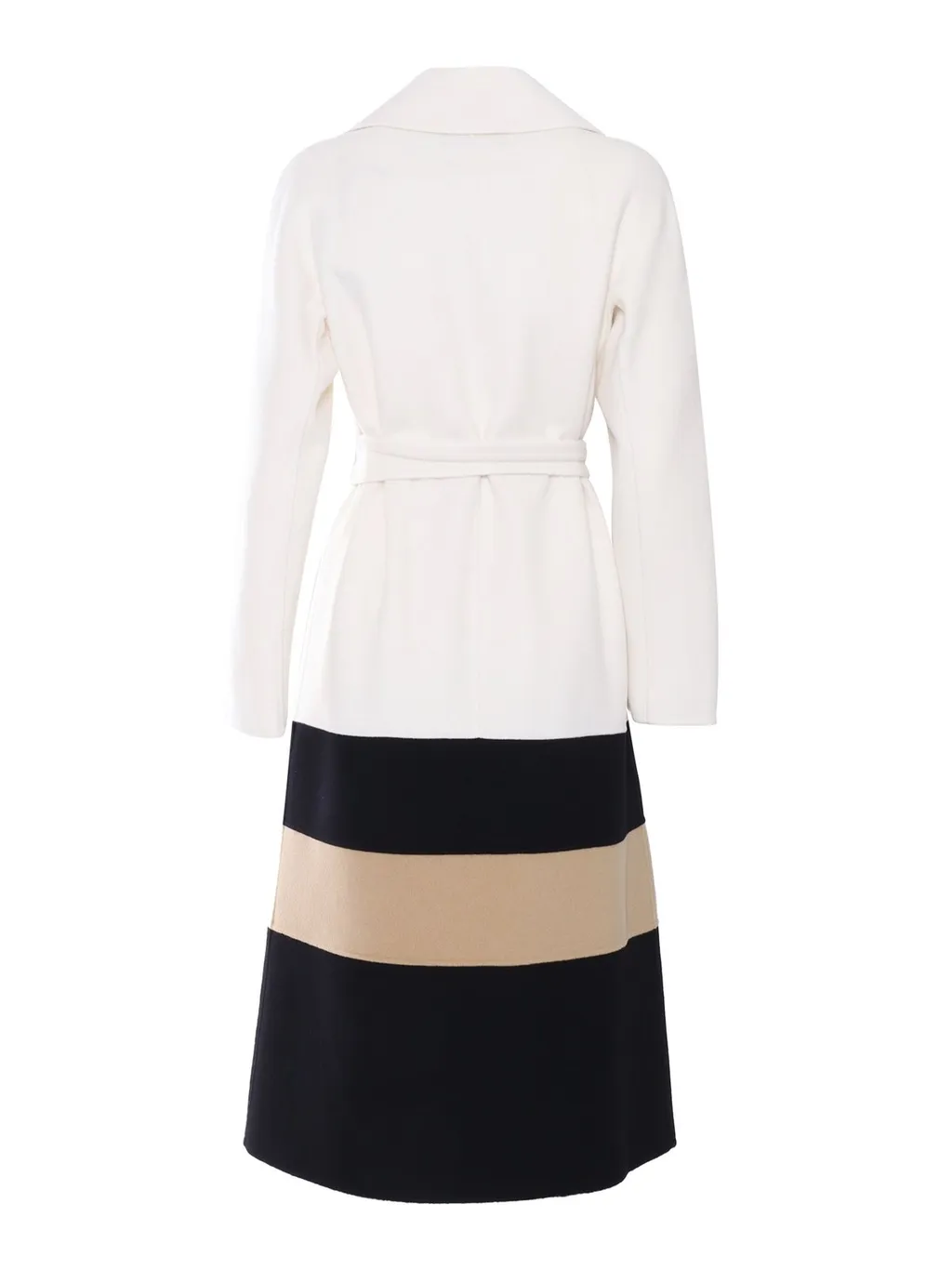 Max Mara Studio Arena Belted Panelled Coat
