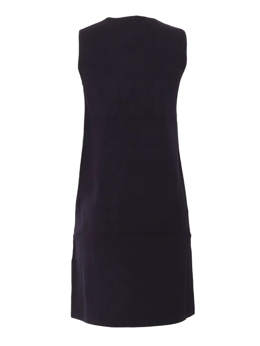 Max Mara Studio Crewneck Sleeveless Midi Dress