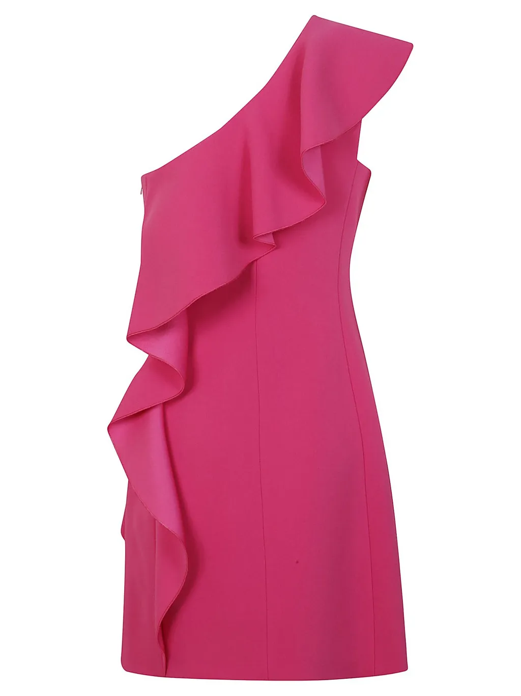 Max Mara Studio Giacomo Ruffled One-Shoulder Dress