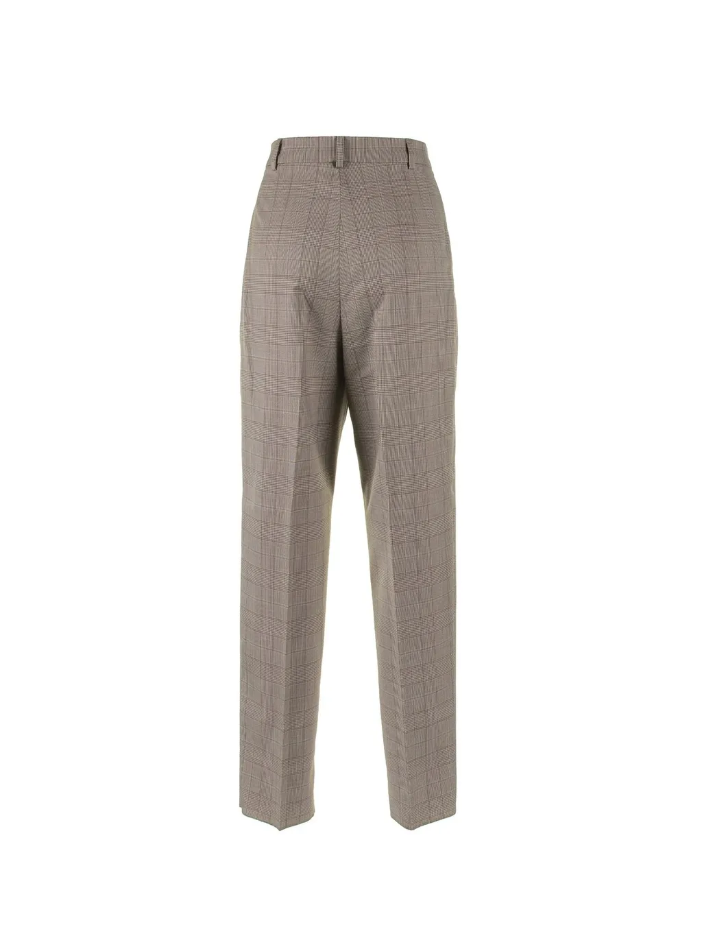 Max Mara Studio Checked Straight Leg Trousers