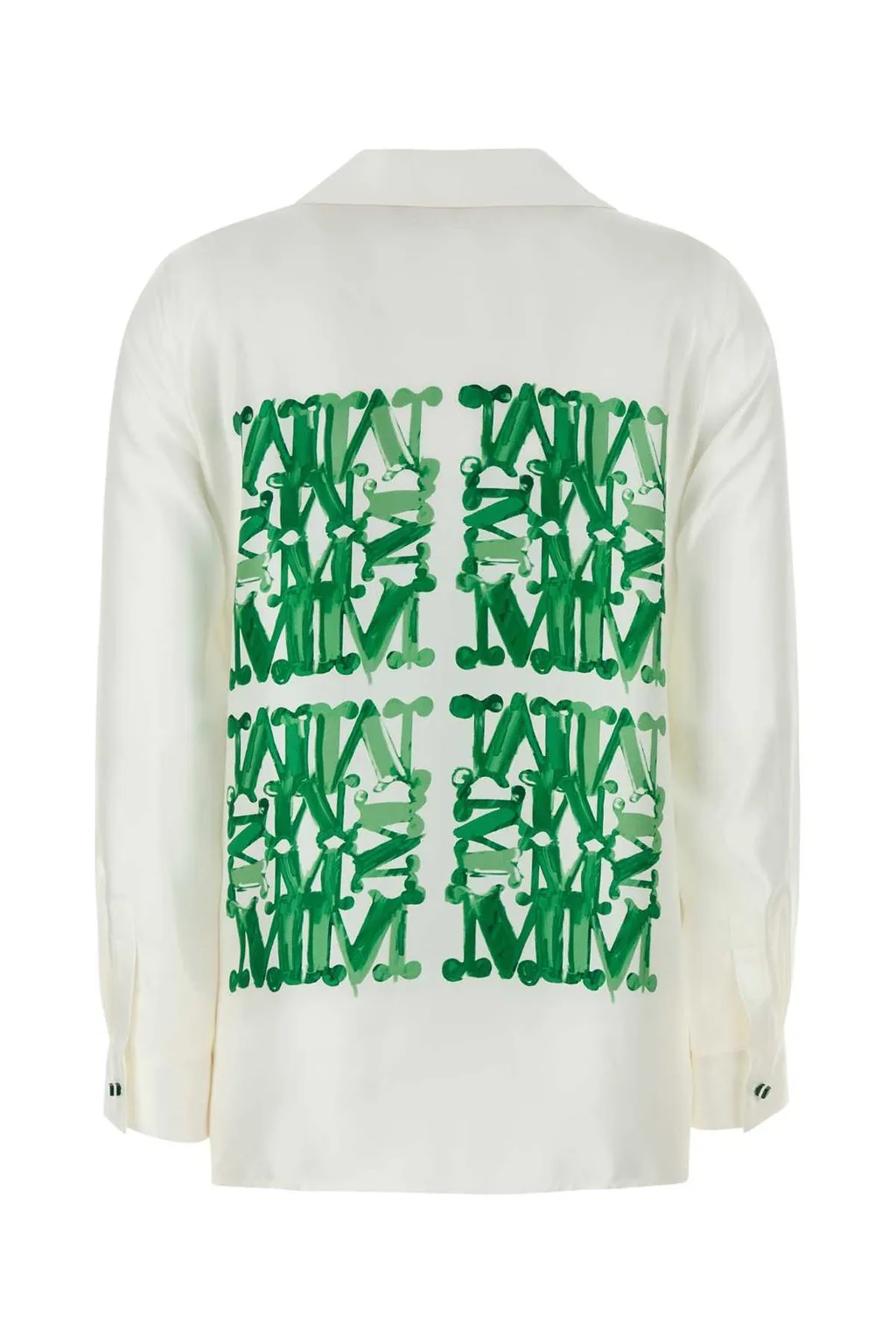 Max Mara Nabil Logo Printed Button-Up Shirt