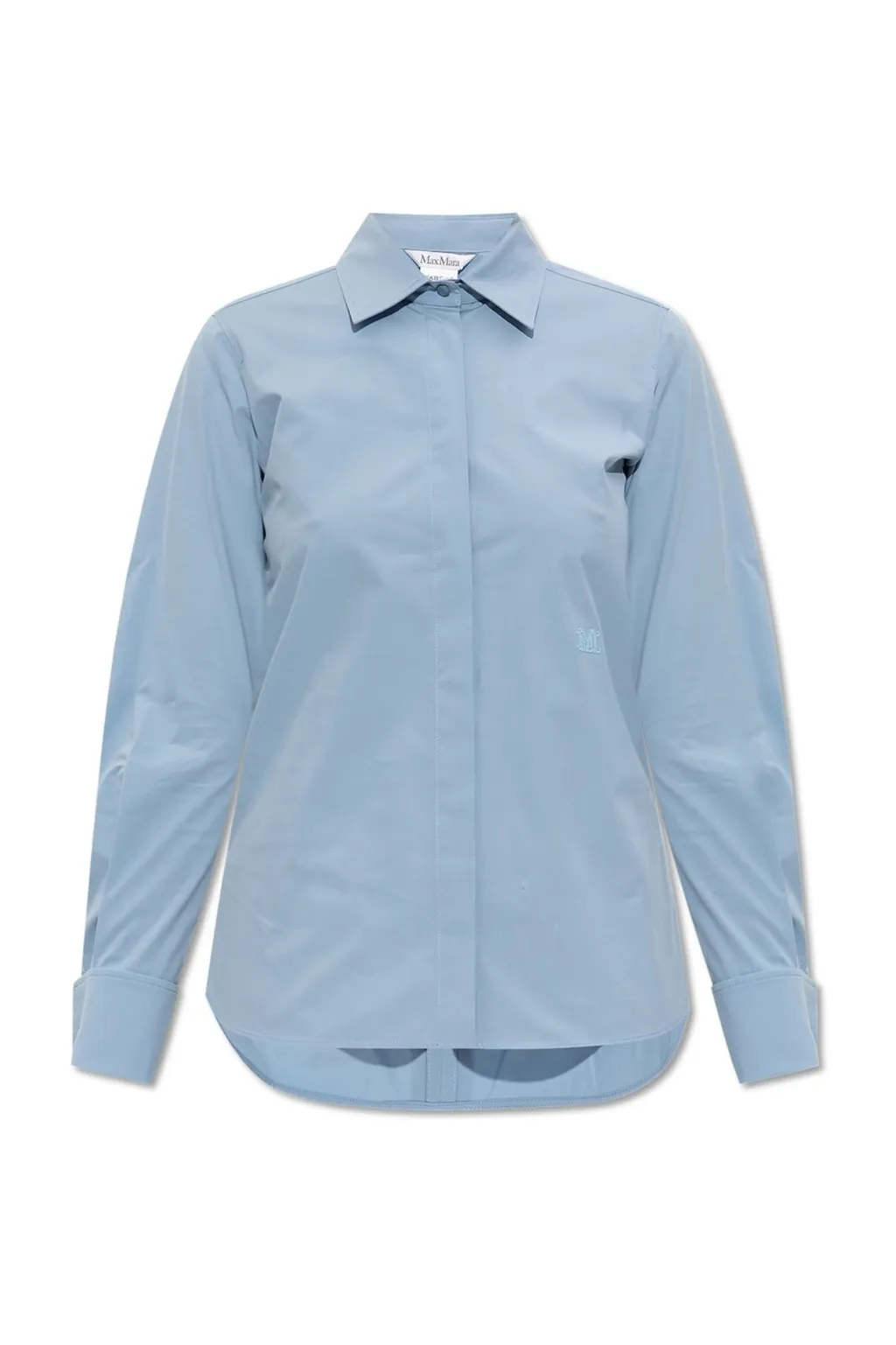 Max Mara Knut Logo Embroidered Button-Up Shirt