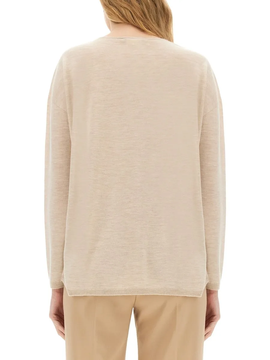 Max Mara Freccia V-Neck Long-Sleeved Jumper