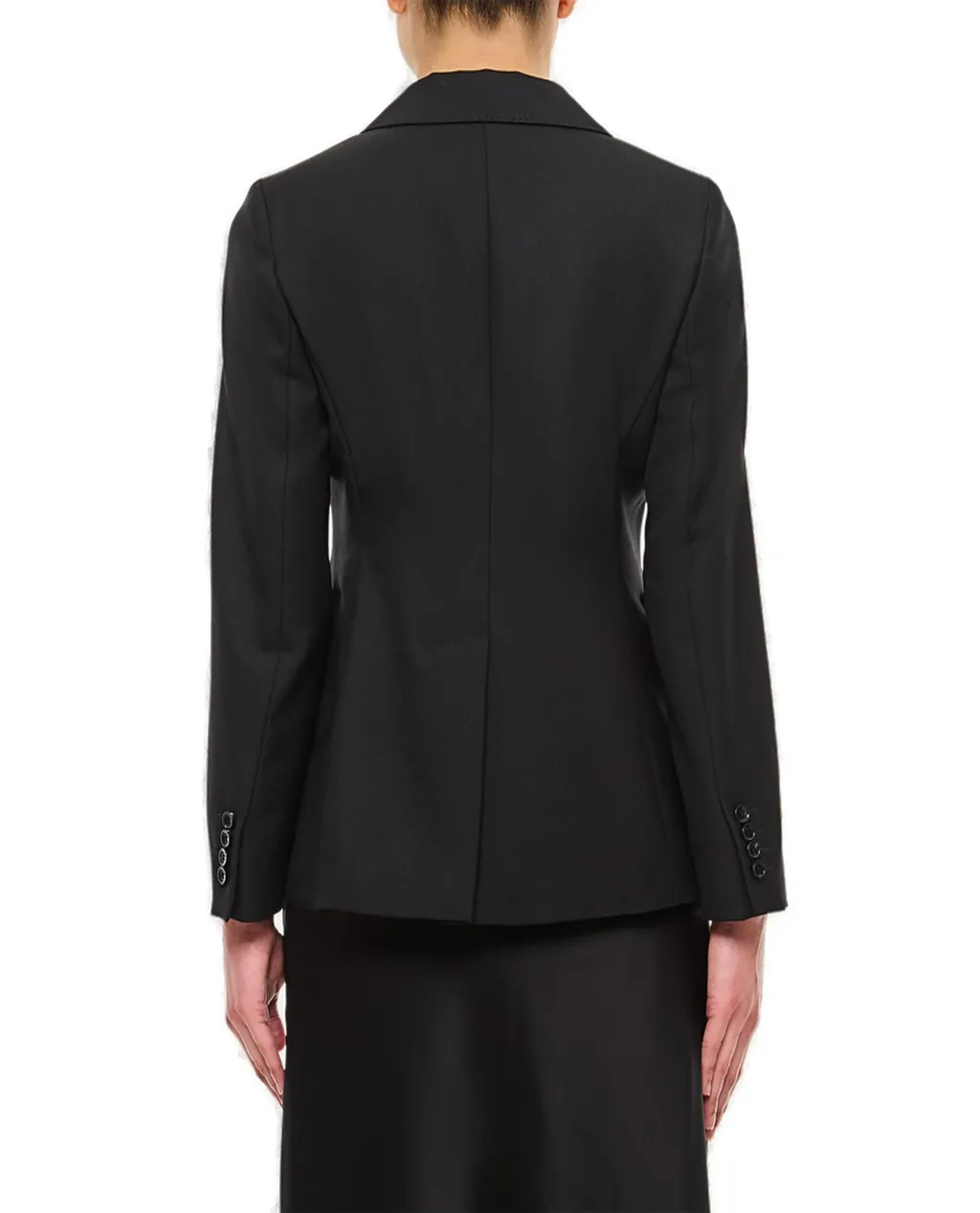 Max Mara Sanna Double-Breasted Long-Sleeved Jacket