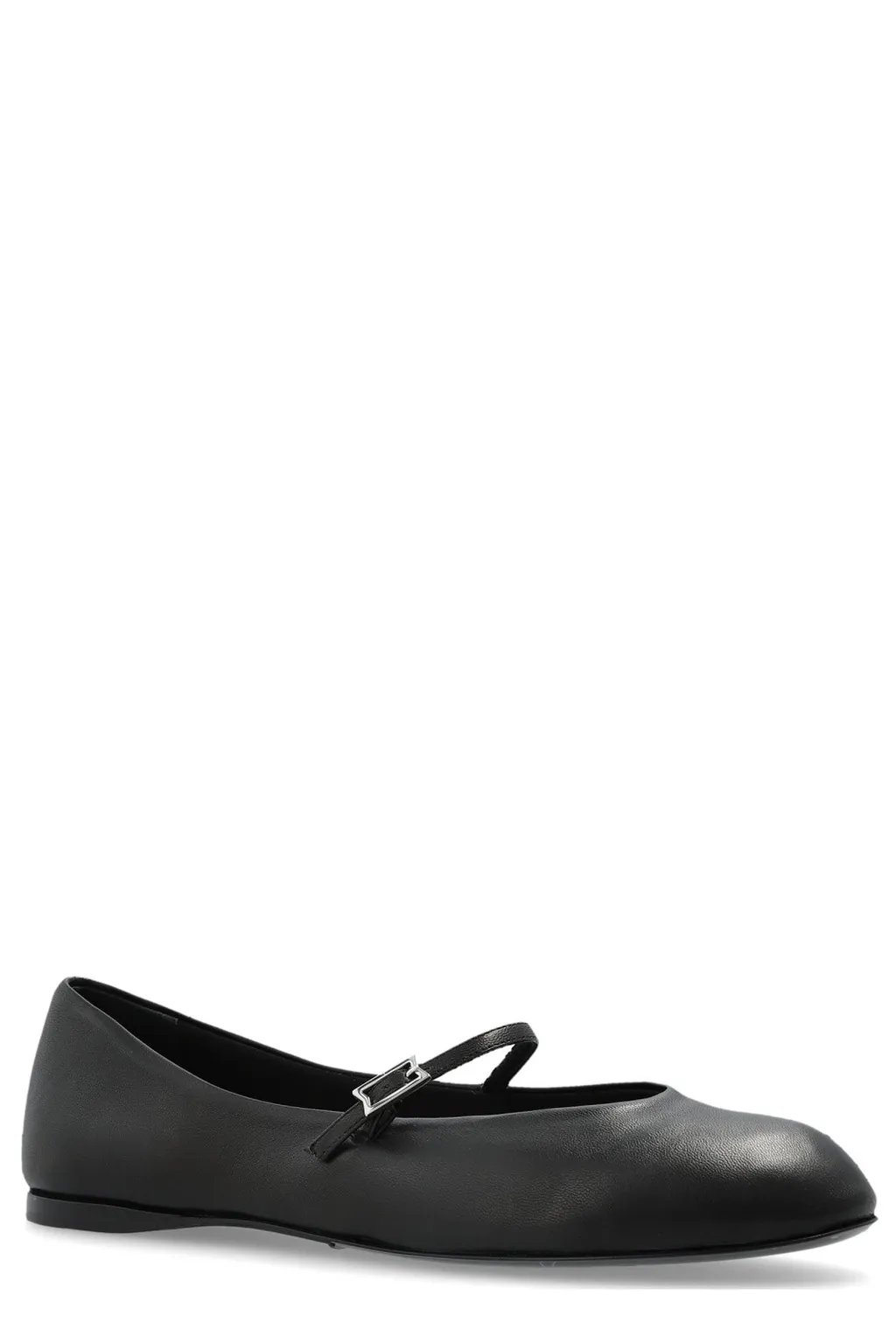 Max Mara Buckle Detailed Slip-On Flat Shoes