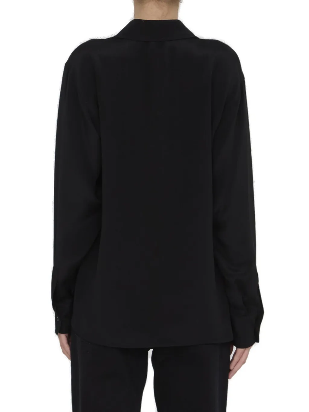 Max Mara Zanzero V-Neck Long-Sleeved Shirt