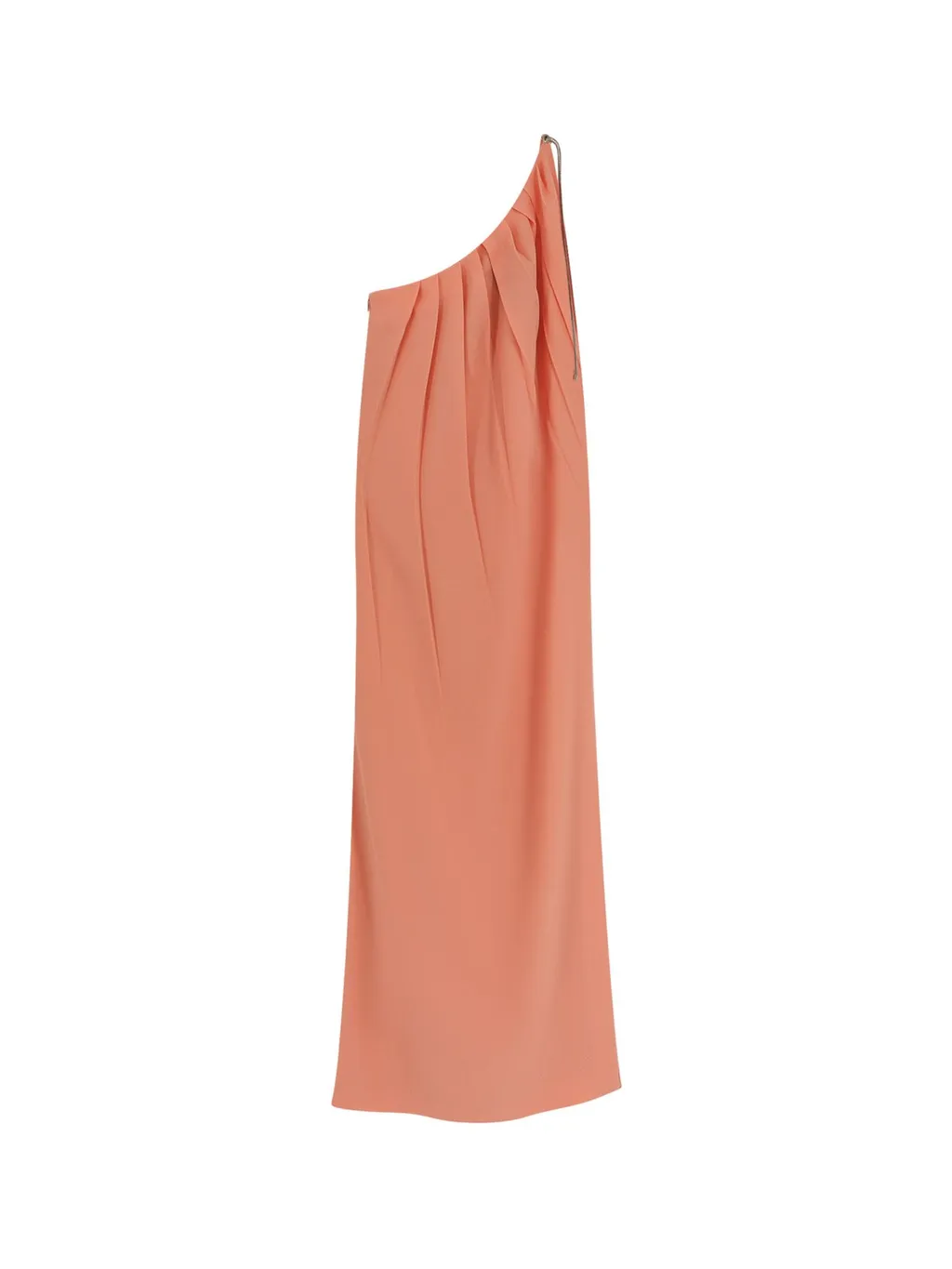 Max Mara Pontida Pleated One-Shoulder Dress