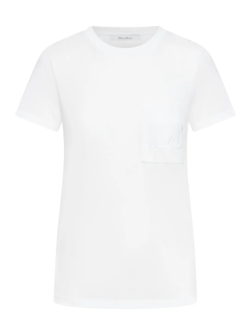Max Mara Papaia Logo Embroidered Crewneck T-Shirt