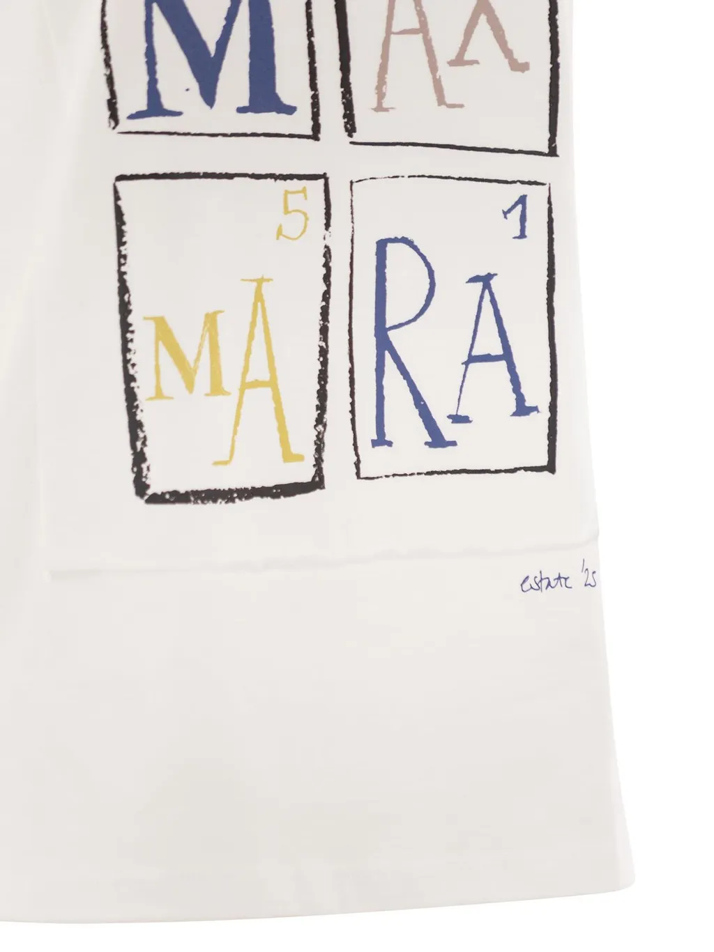 Max Mara Colibri Logo Printed Crewneck T-Shirt