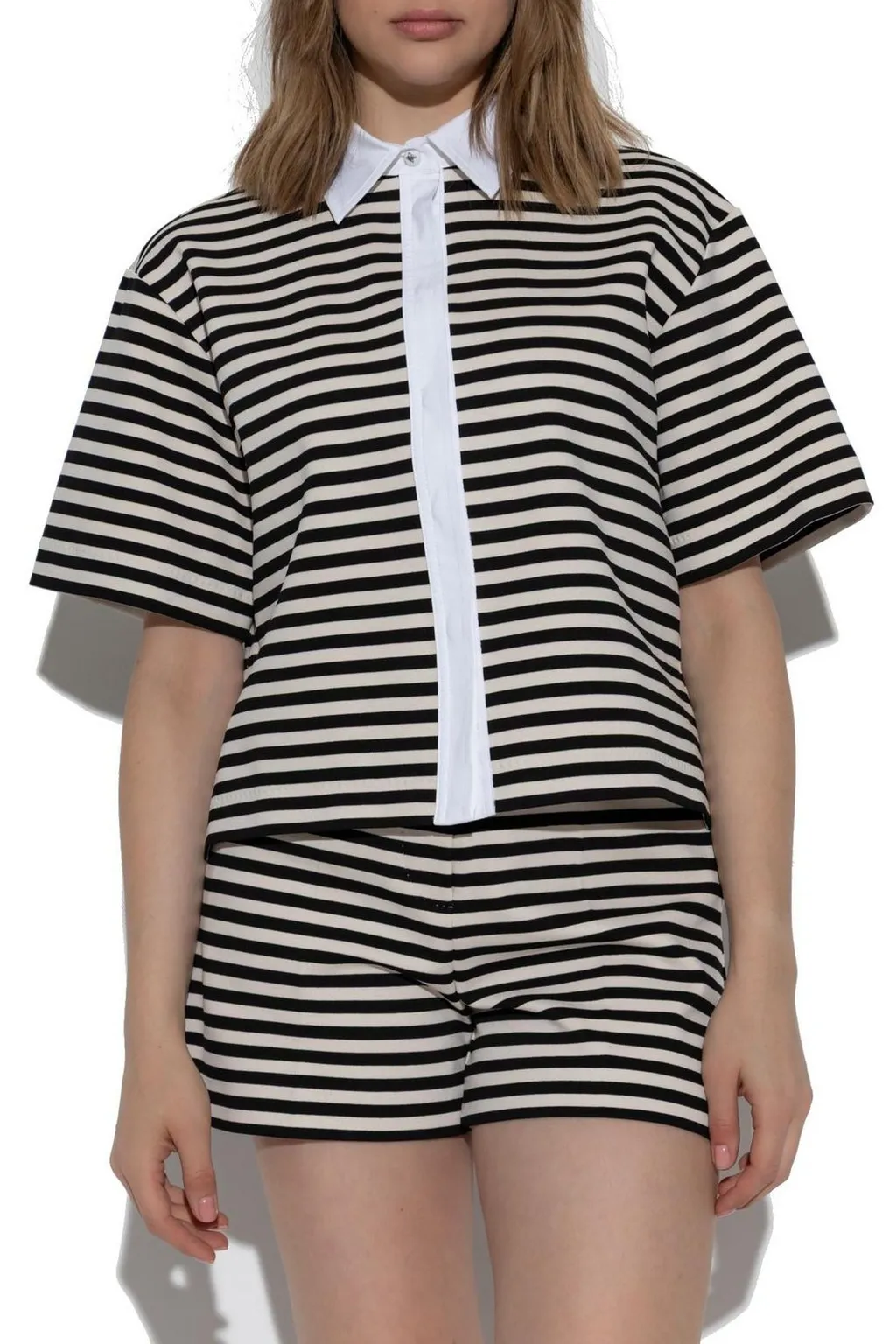 Max Mara Wilson Short-Sleeved Striped Shirt
