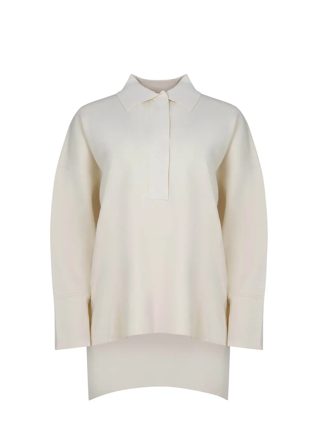 Max Mara Vand Logo Embroidered Polo Top