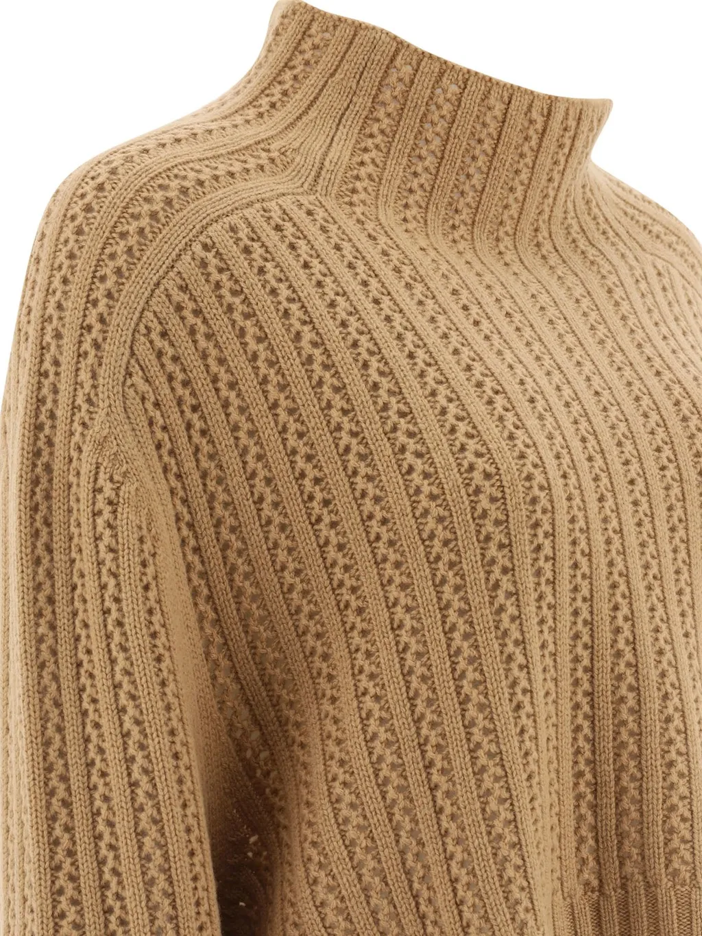 Max Mara Hodeida High Neck Cropped Cardigan