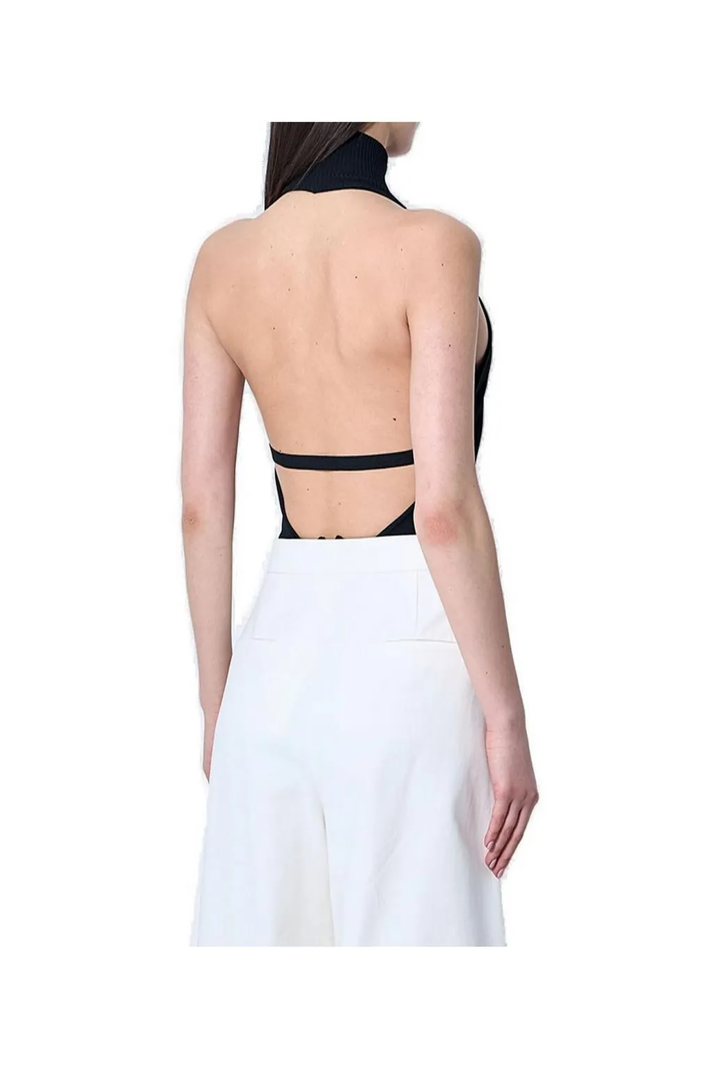 Max Mara Apogeo High-Neck Sleeveless Bodysuit