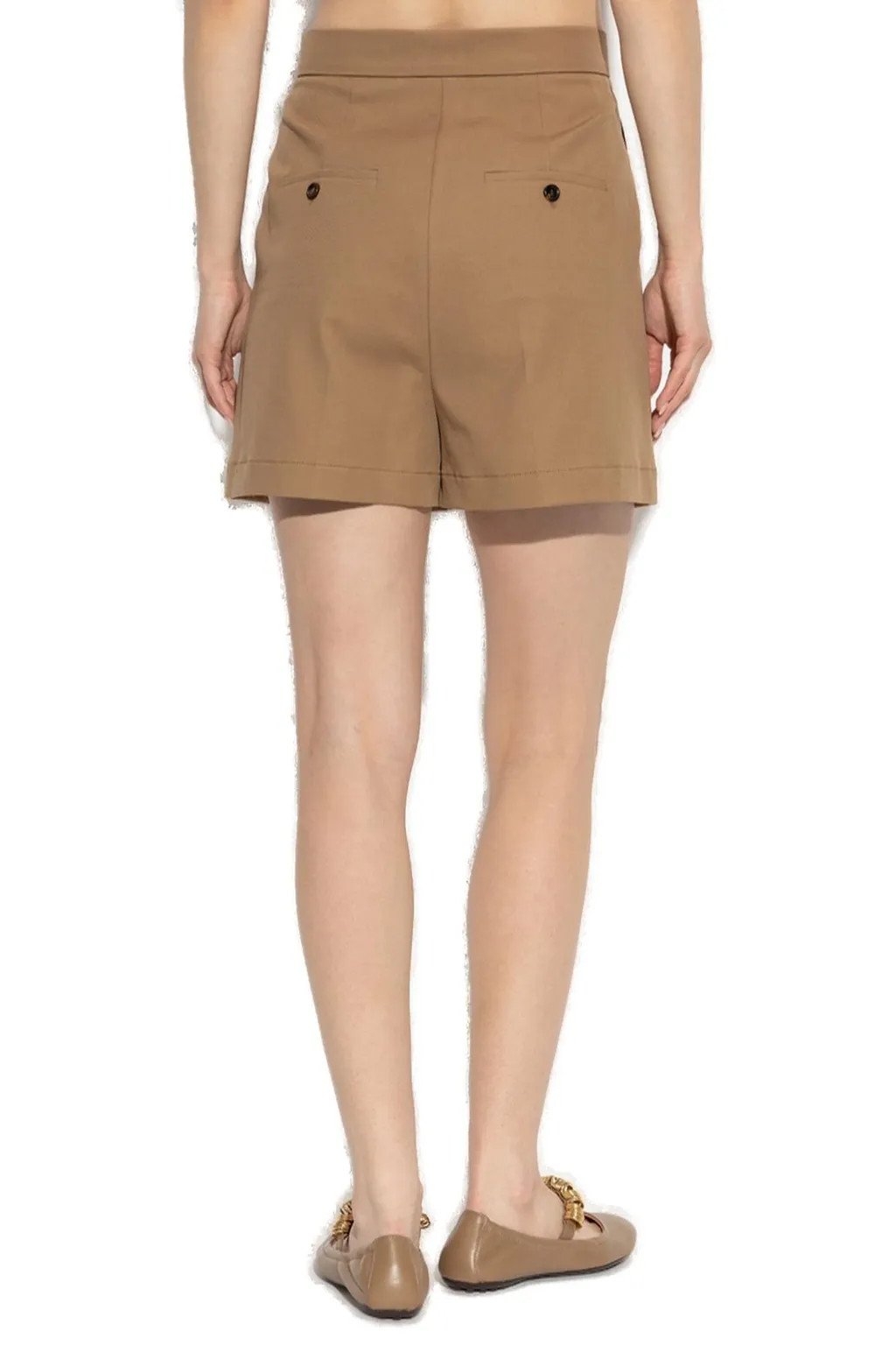 Max Mara Amburgo Pleat Detailed Shorts