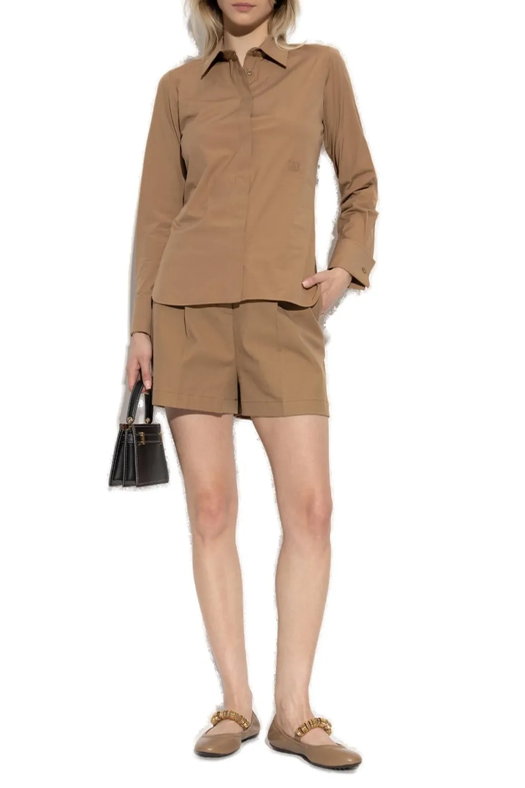 Max Mara Amburgo Pleat Detailed Shorts