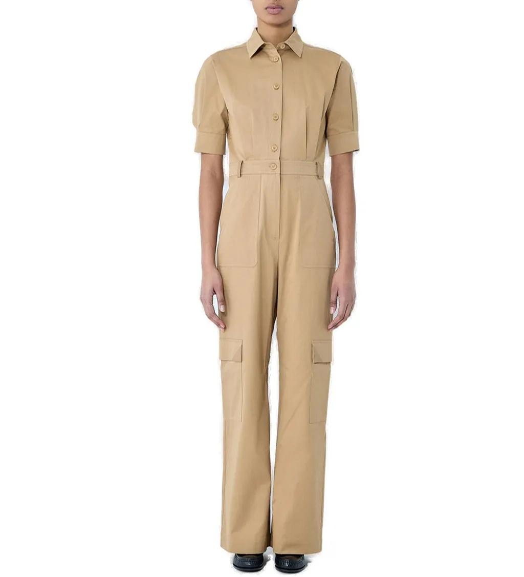 Max Mara Filippo Button Detailed Jumpsuit