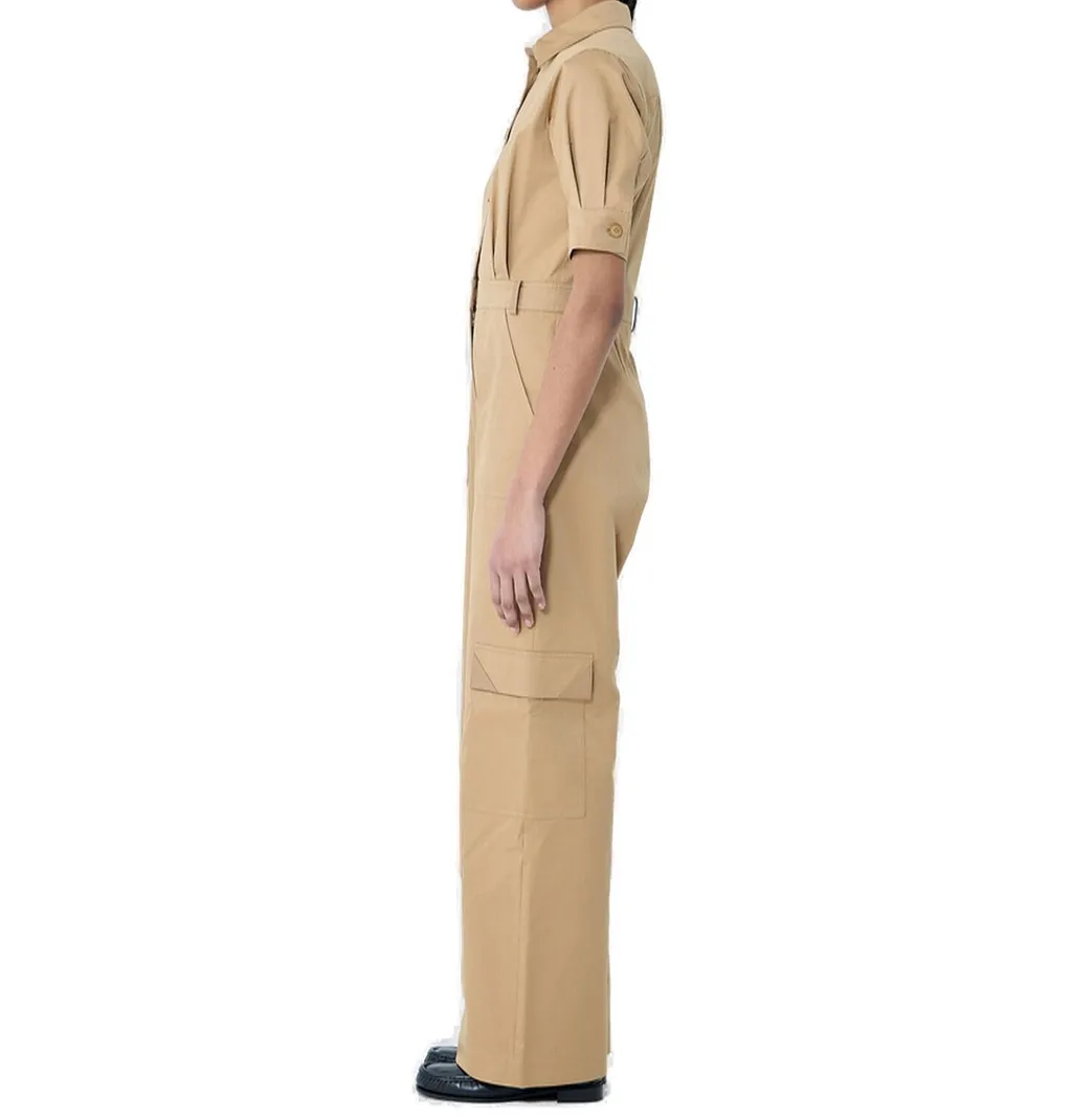Max Mara Filippo Button Detailed Jumpsuit