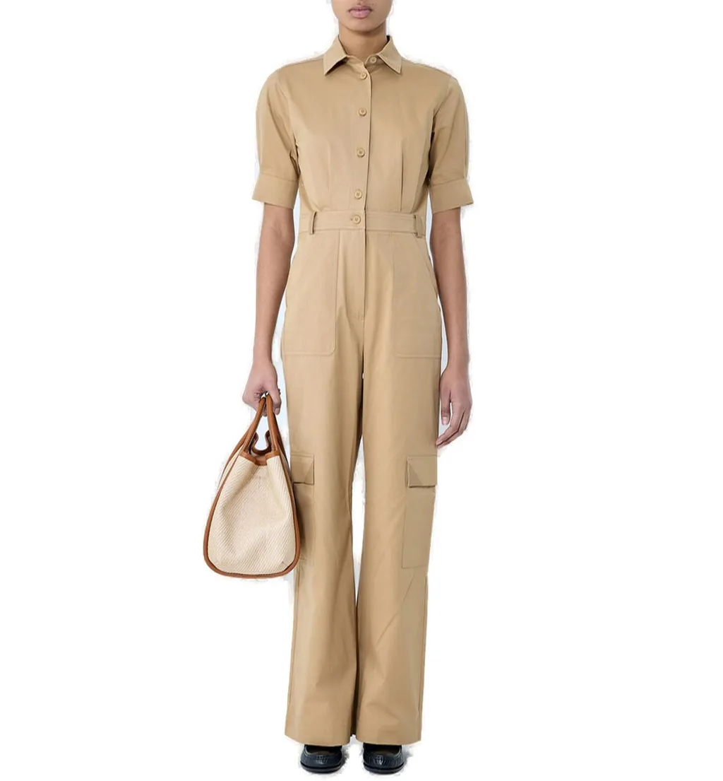 Max Mara Filippo Button Detailed Jumpsuit