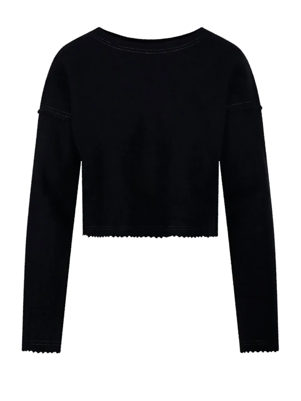 Max Mara Zip Detailed Crewneck Jumper