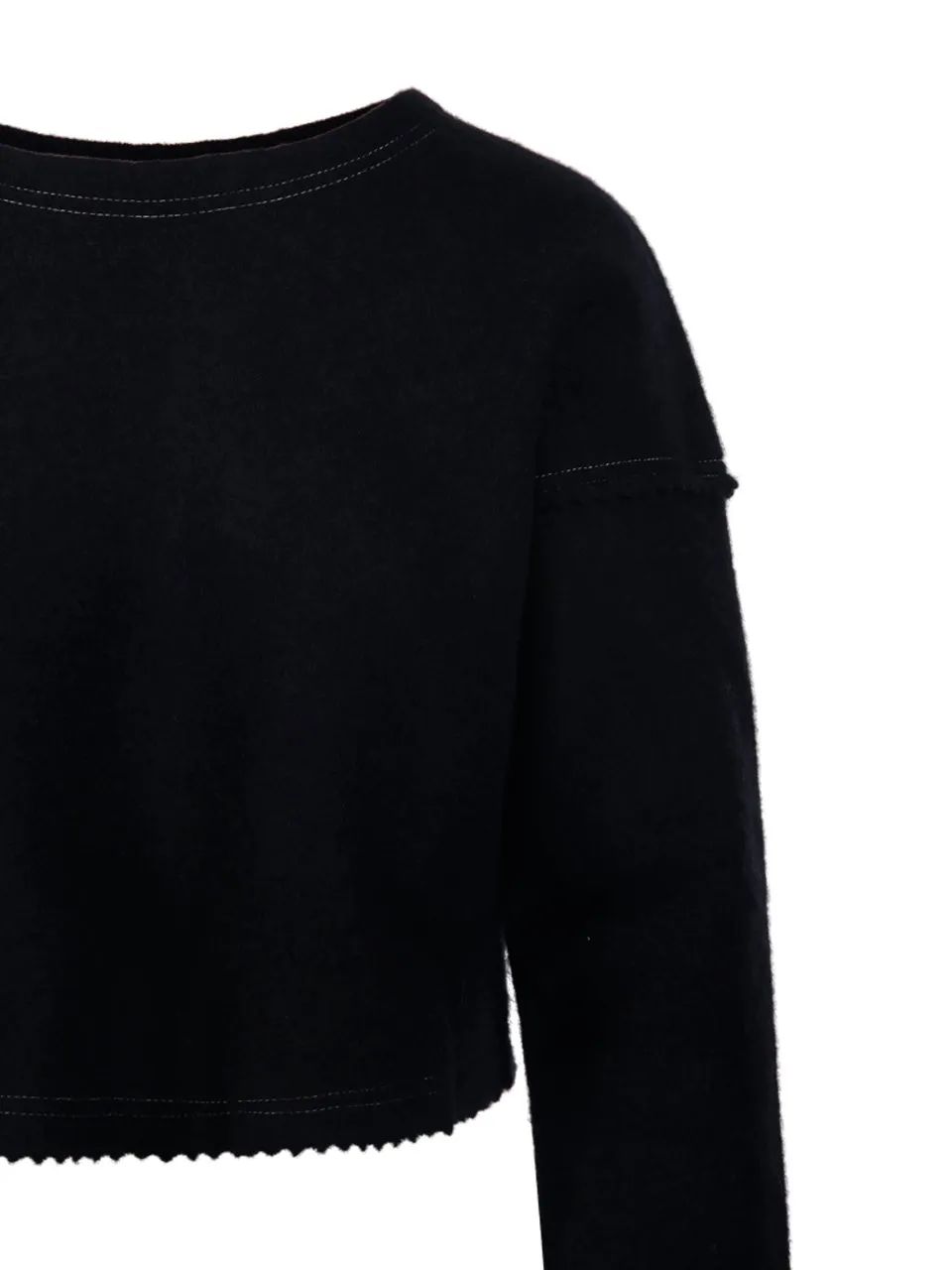 Max Mara Zip Detailed Crewneck Jumper