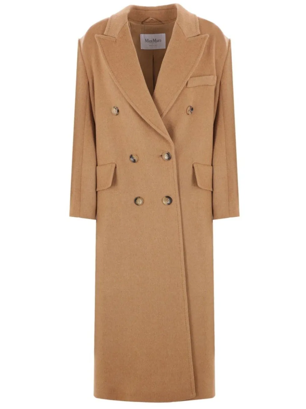 Max Mara Fungo Double-Breasted Long-Sleeved Coat