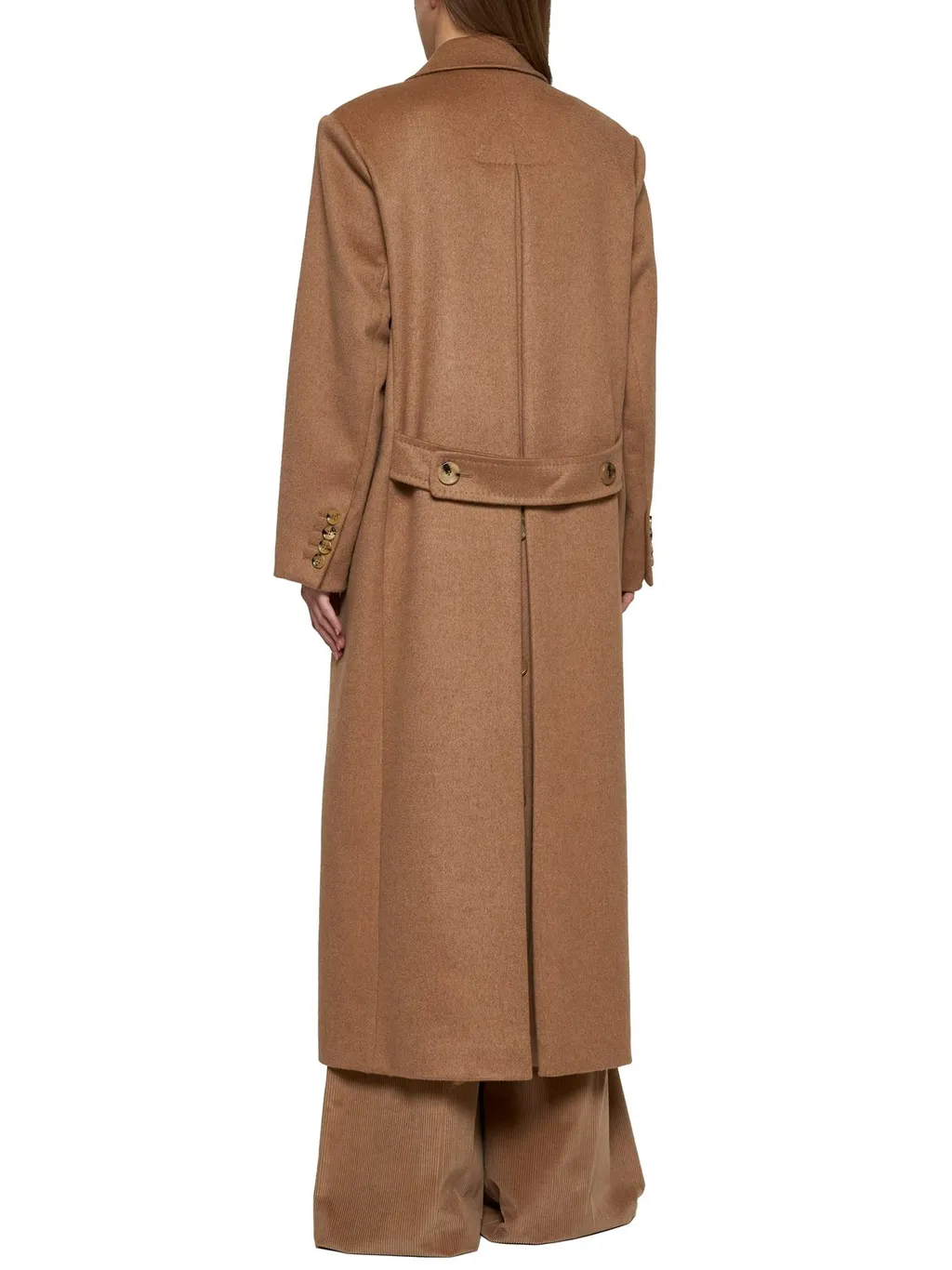 Max Mara Fungo Double-Breasted Long-Sleeved Coat