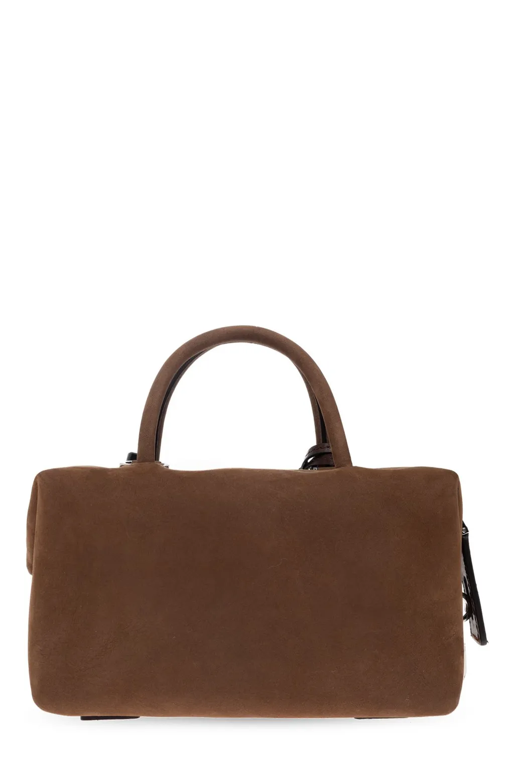 Max Mara Logo Debossed Zip-Up Small Tote Bag