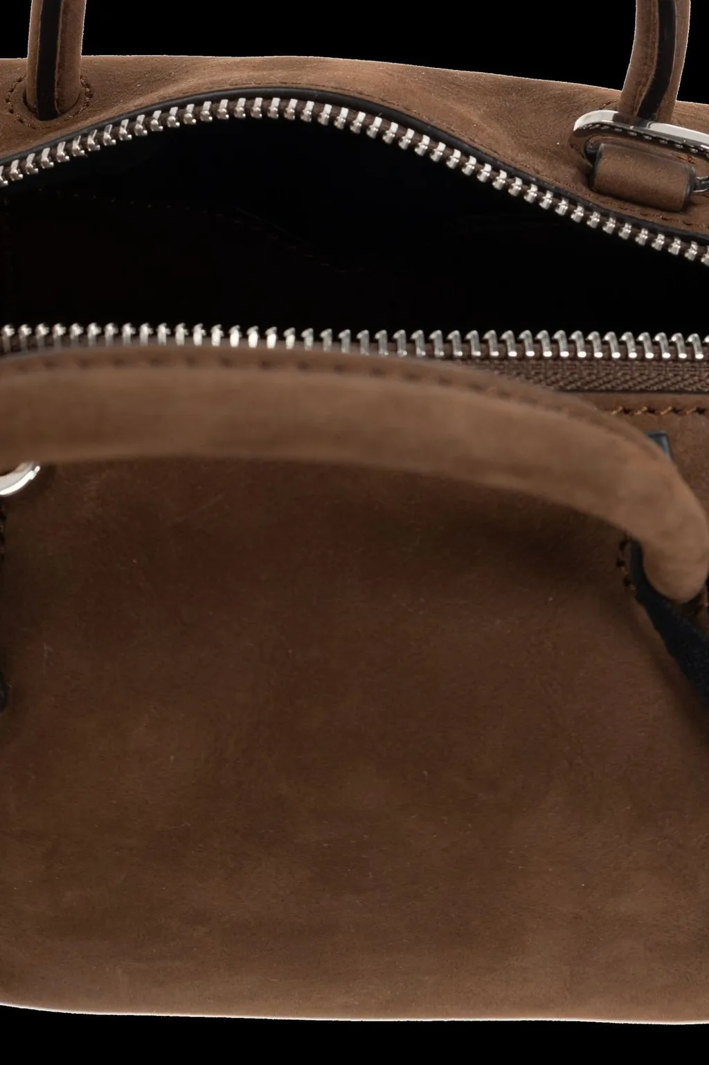 Max Mara Logo Debossed Zip-Up Small Tote Bag