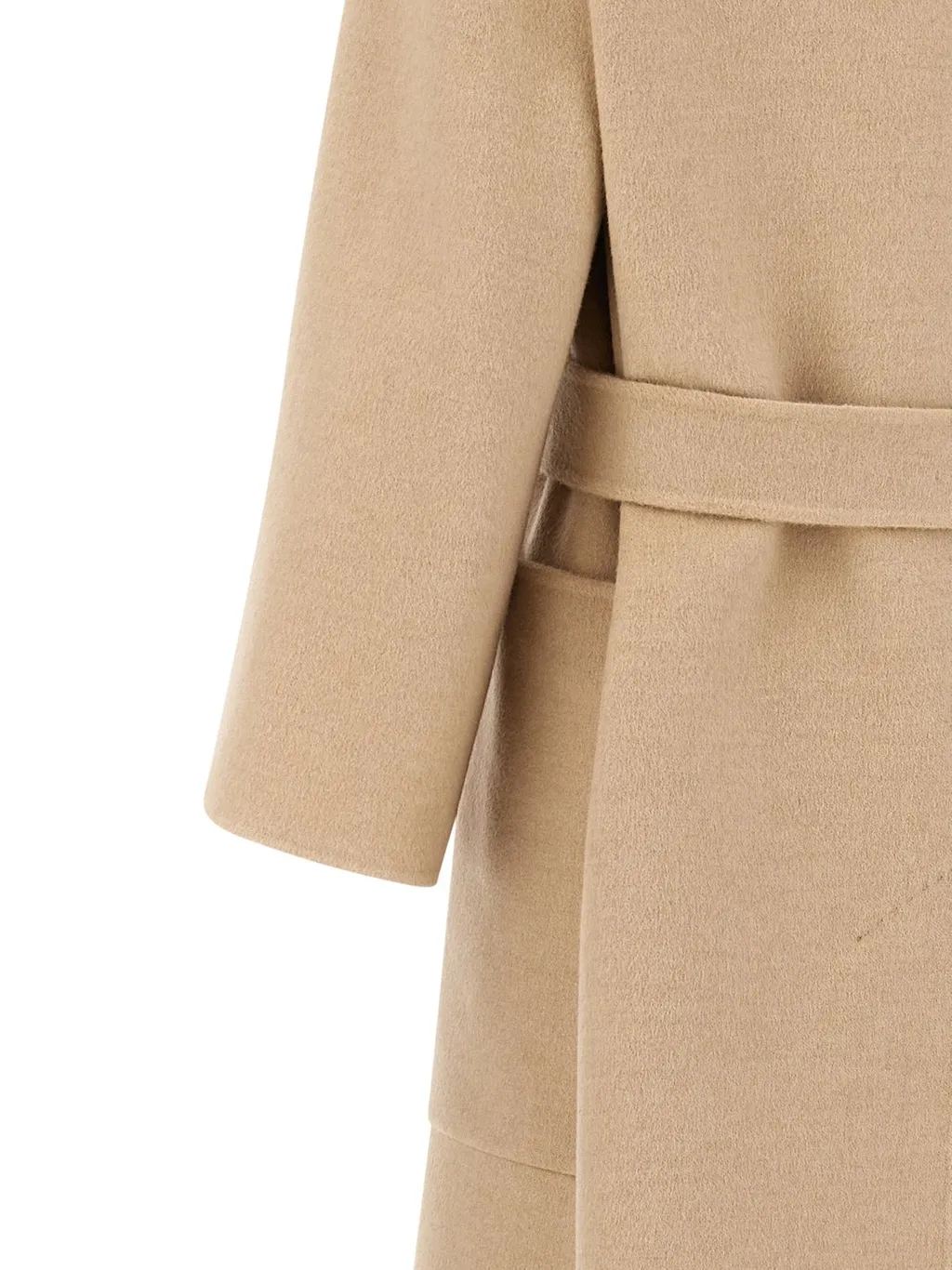 Max Mara Vezzose Belted Long-Sleeved Coat
