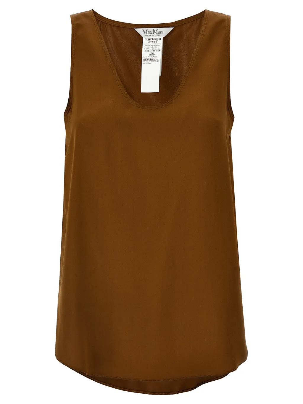 Max Mara Filly V-Neck Sleeveless Top