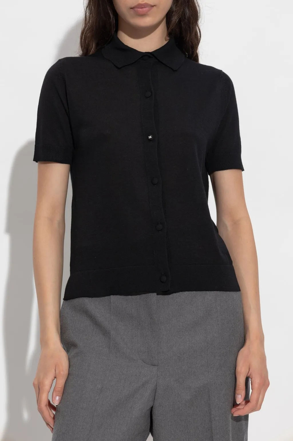 Max Mara Collared Short-Sleeve Polo Shirt