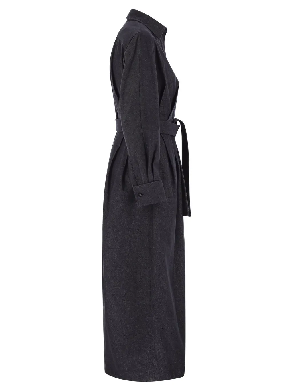 Max Mara Aller Belted Denim Dress