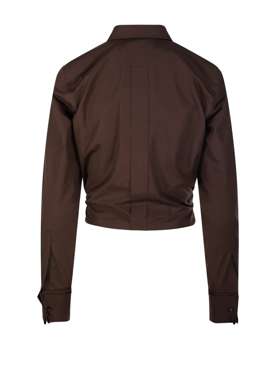 Max Mara Angio Button Detailed Gathered Shirt