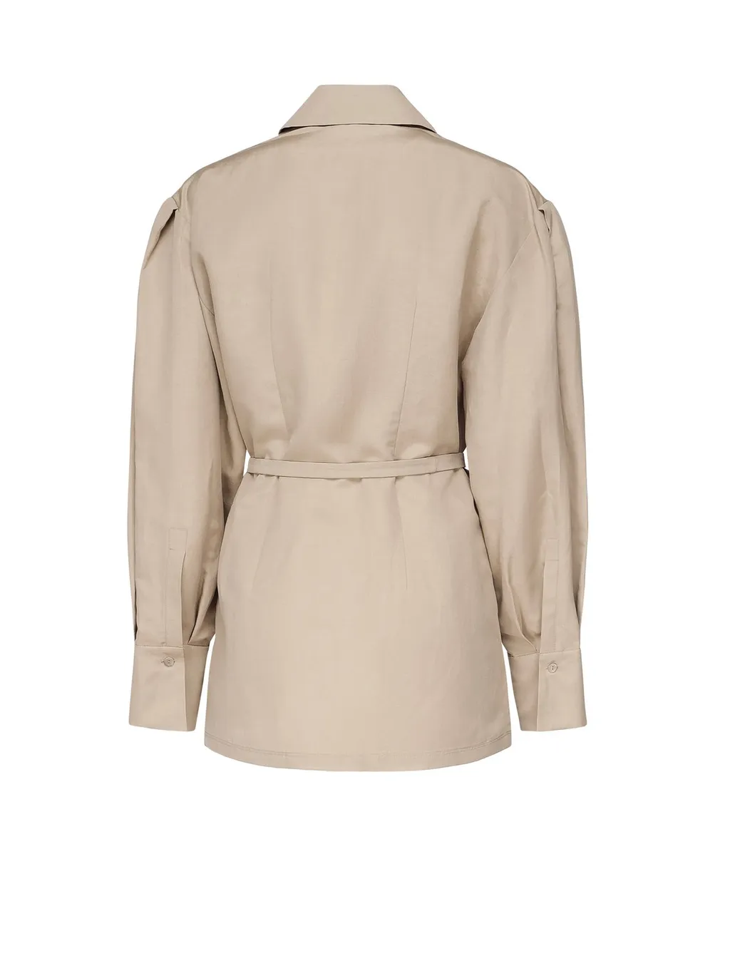 Max Mara Affari Oversized Belted Shirt
