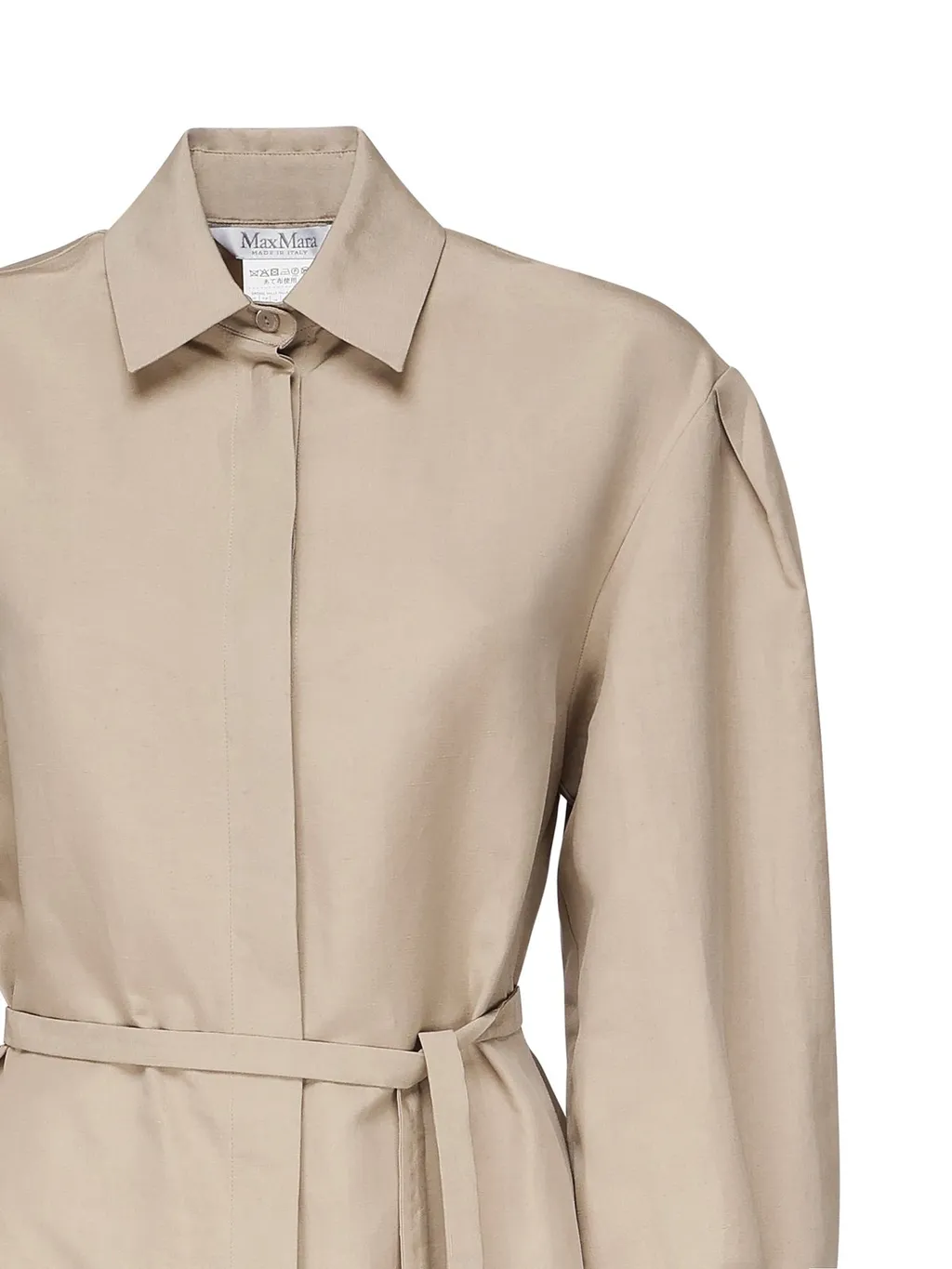 Max Mara Affari Oversized Belted Shirt