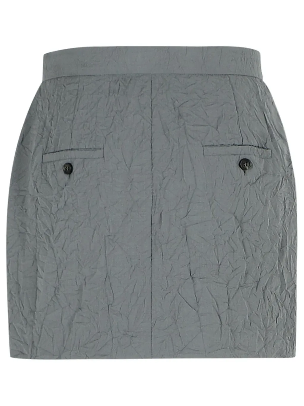 Max Mara Abate1234 Wrinkled Effect Mini Skirt