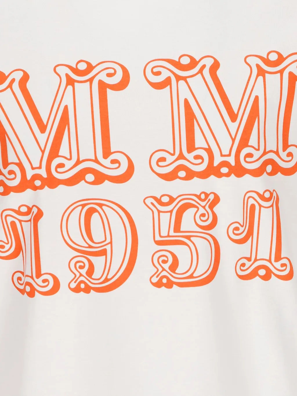 Max Mara Logo Printed Crewneck T-Shirt